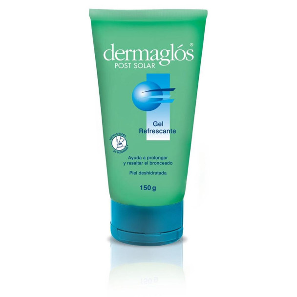 Dermaglos Post-Solar Refrescante Loción Hidratante con Vitamina E y Menthol, 150 g / 5.3 oz