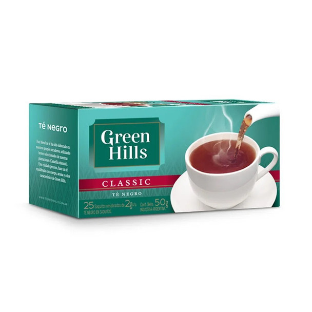 Green Hills Té Classic Tea (box of 25 tea bags) 