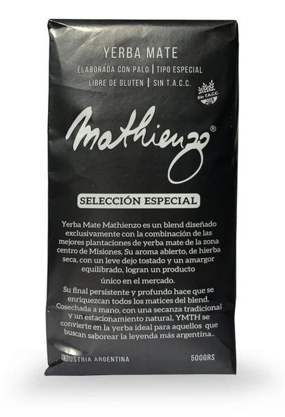 Mathienzo Yerba Mate Selección Especial Mezcla del Centro de Misiones, 500 g / 1.1 lb