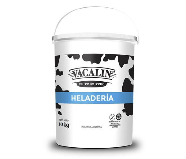 Vacalín Dulce de Leche Heladero Heladería Dulce de Leche for Ice Cream, 10 kg / 22.05 lb