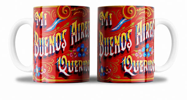 Taza Mi Buenos Aires Querido Coffee Mug Tea Cup Buenos Aires Design - Ceramic Cup Printed On Both Sides