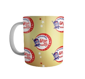 Taza Capitán Del Espacio Logos Coffee Mug Tea Cup Capitán Del Espacio Argentinian Brand Design - Ceramic Cup Printed On Both Sides
