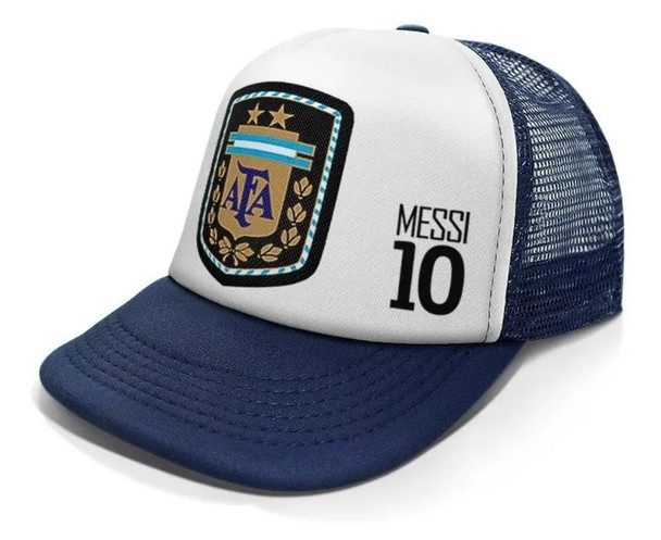 Gorra Trucker Afa 10 Messi Premium Cap by Eva Rain - Adjustable Cap (50 cm to 63 cm)