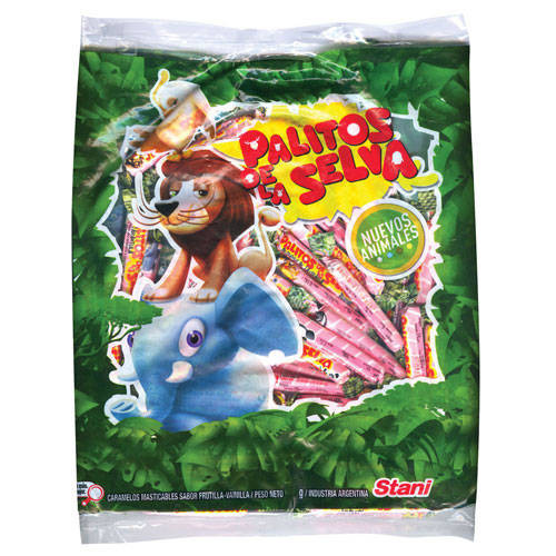 Palitos de la Selva Soft Candies Vanilla & Strawberry, 600 g / 22.2 oz bag