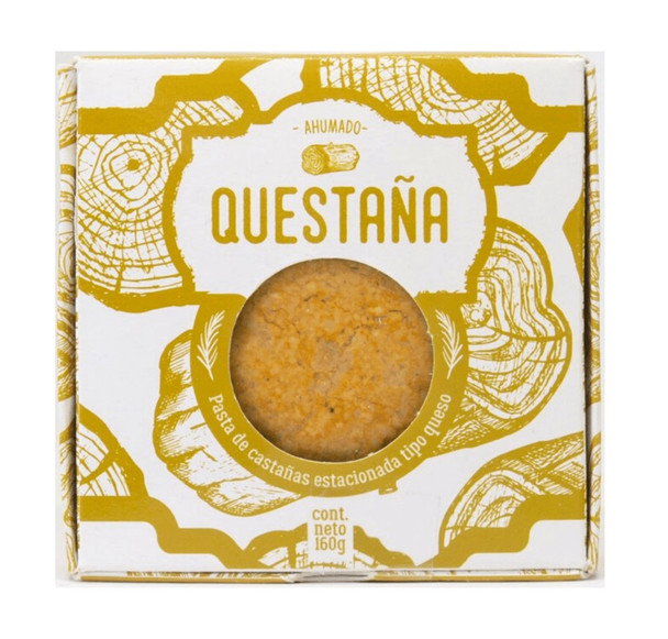 Felices Las Vacas Questaña Ahumado Tasty Vegan Cheese Cashew Nuts Smoked Cheese - Gluten Free, 160 g / 5.6 oz