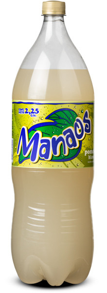 Manaos Pomelo Blanco Gaseosa White Grapefruit Soda Drink Classic Grapefruit Flavor, 2.25 lts / 76 fl oz bottle