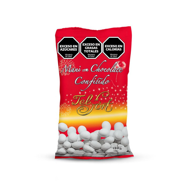 FelFort Maní Con Chocolate Confitado Candied Peanuts with Chocolate, 150 g / 5.29 oz bag