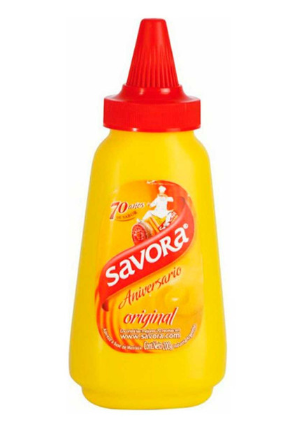 Savora Classic Yellow Mustard from Uruguay, 200 g / 7 oz