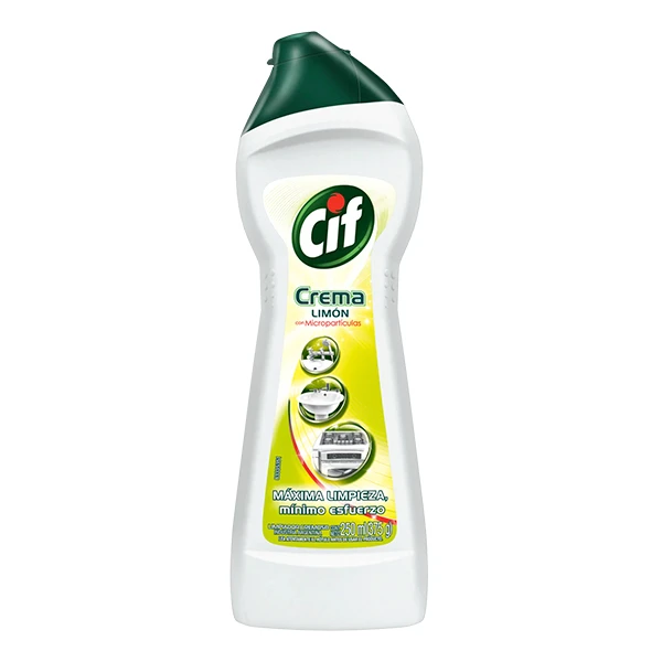 Cif Crema Limón Limpiador Cremoso Lemon Cream Cleaner, 375 g / 13.22 oz