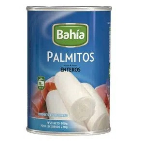Bahía Palmitos Enteros Classic Canned Heart of Palm, 400 g / 14.1 oz can