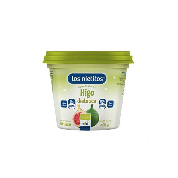 Los Nietitos Mermelada Dietética de Higo Diet Fig Marmalade From Uruguay, 400 g / 14.1 oz