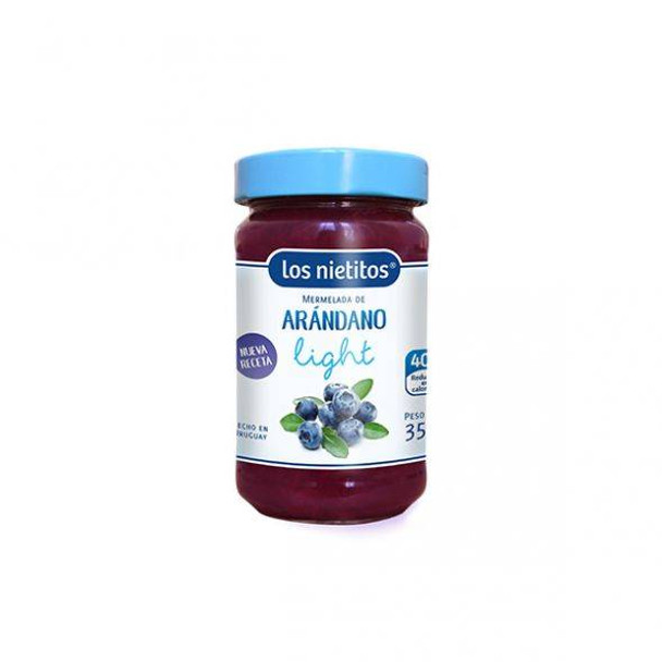 Los Nietitos Mermelada de Arándano Light Blueberries Marmalade, 350 g / 12.34 oz