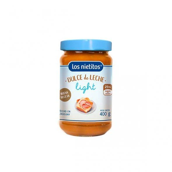 Los Nietitos Dulce de Leche Light Caramel From Uruguay, 400 g / 14.1 oz
