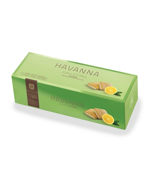 Havanna Lemon Sandwich Cookies with Lemon Cream Filling, 300 g / 10.6 oz (Pack of 12)