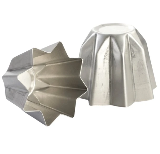 Molde Pandoro Pan Dulce Professional Aluminum Pandoro Panettone Mold Deep Baking Pan Octagonal Cake Pan for 1 kg, 20 cm / 7.9" diam