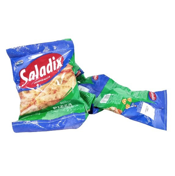 Saladix Pizza Cheese Snacks, Baked Not Fried, 30 g / 1.05 oz pouch (pack of 6)