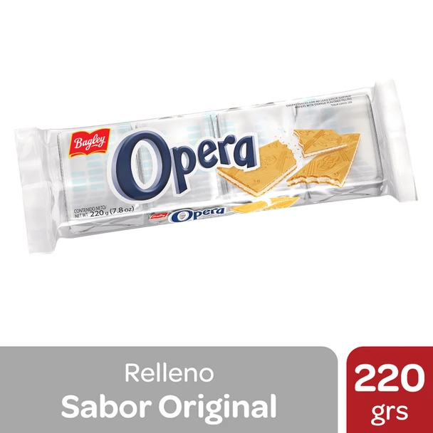 Opera Thin Sweet Orange Flavored Cream Wafers 4-Pack, 220 g / 7.76 oz ea (1 unit)
