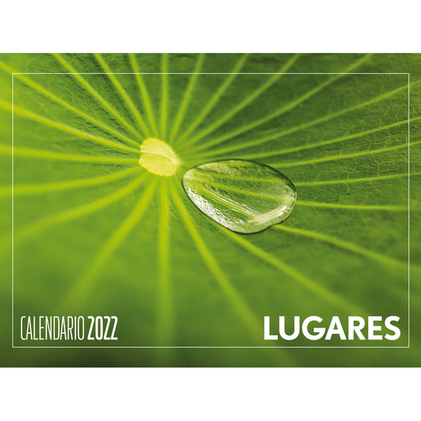 Calendario Almanaque Lugares  2022 Wall Calendar Monthly Calendar with Natural Argentinian Places Photos "Water" Edition by La Nación, 40 cm x 30 cm / 15.8" x 11.8"