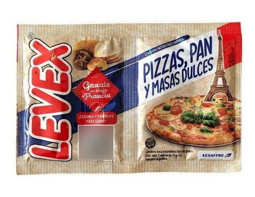 Levex Levadura Dry Instant Yeast Active Yeast Homemade & Professional Baking, 20 g / 0.70 o.z