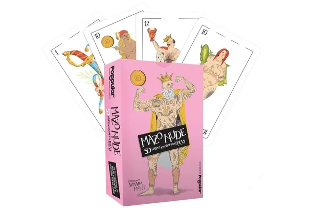 Mazo Nude 50 Naipes Cartas Españolas Spanish Playing Cards with Original Designs by Poppular