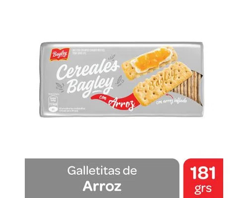 Bagley Galletitas de Arroz Rice Crackers, 181 g / 6.38 oz (pack of 3)