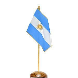 Bandera Argentina para Escritorio 15x25  Argentinian National Flag