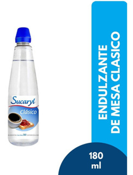 Sucaryl Edulcorante Clásico Classic Liquid Sweetener, 180 ml / 6 fl oz