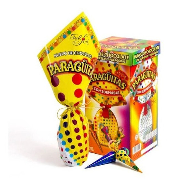 Paragüitas Huevo De Pascua De Chocolate Surprise Easter Egg Milk Chocolate by Felfort, 200 g / 7.05 oz