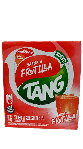 Jugo Tang Frutilla Powdered Strawberry Juice, 18 g /  0.63 oz (box of 20)