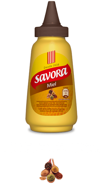 Savora Miel Mostaza Honey Mustard, 200 g / 7 oz
