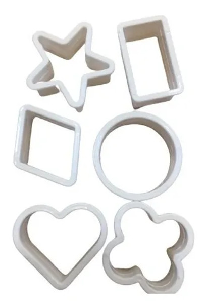 Molde Para Galletitas Manual, Cookies Cutter Mold Kit, (6 units)