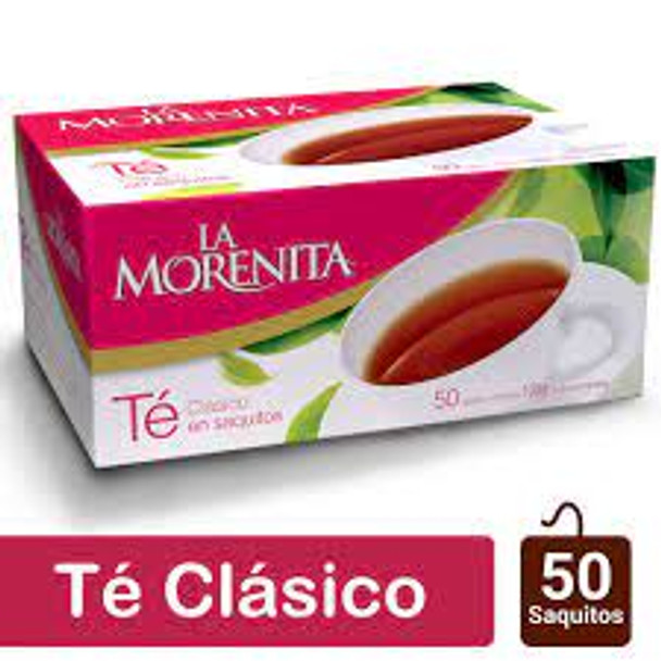 Morenita Té Classic Tea (box of 50 tea bags) 