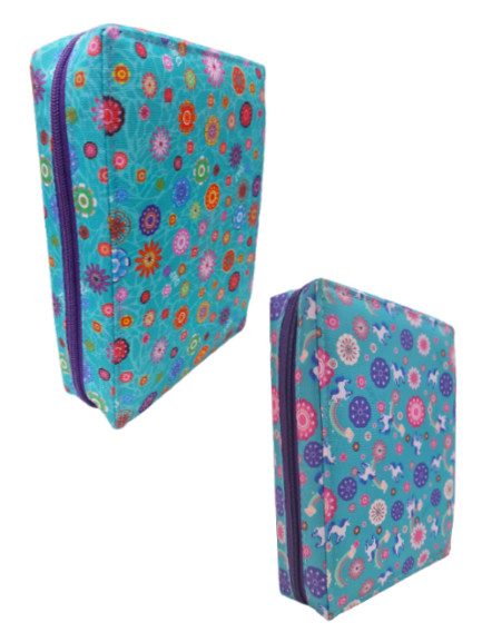 Cartuchera D&P 50 Lápices con Bolsillo - Pencil Case Students Stationery Pouch With Zipper Closure, Perfect For Children