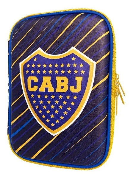 Cartuchera Boca Juniors 2 Closure - School Boys & Girls Pencil Bag Pen Case Students Stationery Pouch With Zipper Closure, Perfect For Children