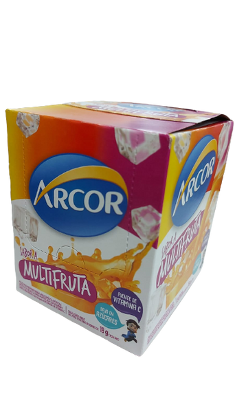 Jugo Arcor Sabor Multifruta Powdered Fruit Juice, 18 g /  0.63 oz (box of 18)