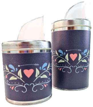 Yerbero & Azucarero Corazon Con Pico Vertedor Sugar & Yerba Mate Bowls with Pouring Beak