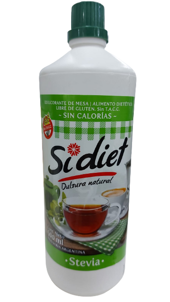 SiDiet Edulcorante con Stevia Sweetner Zero Calories, 500 ml / 16.90 fl oz