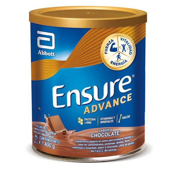 Ensure Advance Chocolate Supplement Powder Supports Your Nutrition & Takes Care of Your Muscles, 400 g / 14.10 oz