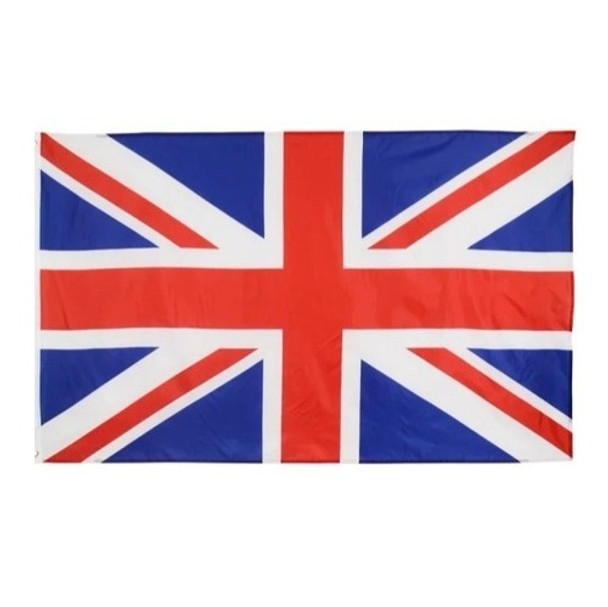 Bandera Gran Bretaña Flag Polyester United Kingdom Flag Vivid Colors - For Indoors, Outdoors & Mast, 90 cm x 150 cm / 35.4" x 59"