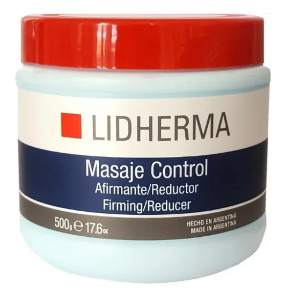 Lidherma Masaje Control Reductora Firming Reducer Body Cream For Massage, 500 g / 17.6 oz