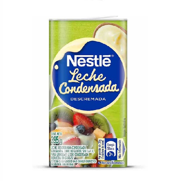 Nestlé Leche Condensada Descremada Sweetened Condensed Milk Skim Condensed Milk, 395 g / 13.9 oz tetrapack