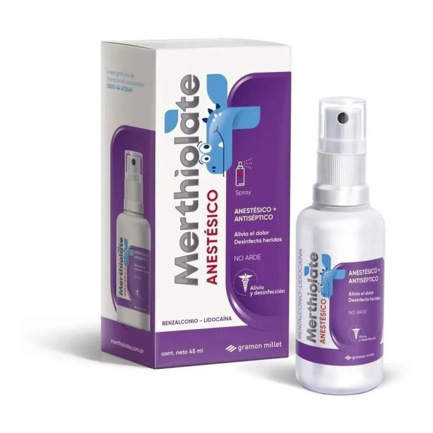 Merthiolate Antiséptico Spray Antiseptic, 45 ml / 1.5 fl oz