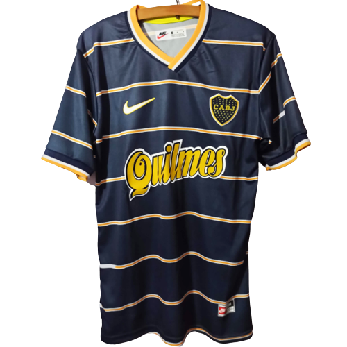 Men's Boca Juniors Camiseta Retro Boca Juniors Football Team Vintage T-Shirt - 98/99 Edition (M)