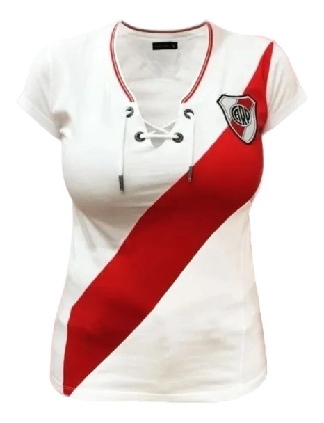 Women's River Plate Camiseta Retro River Plate Football Team Vintage T-shirt