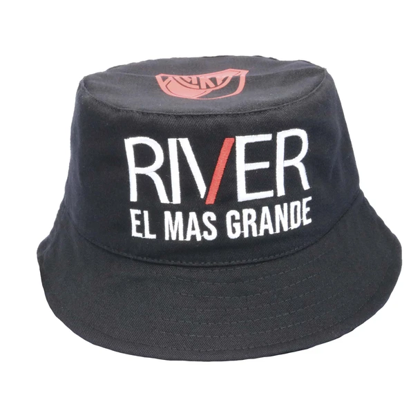 Official Piluso Bob Hat River Plate El Más Grande Gabardine Bucket Hat Sun Hat C.A.R.P Design, 58 cm / 22.8" diam