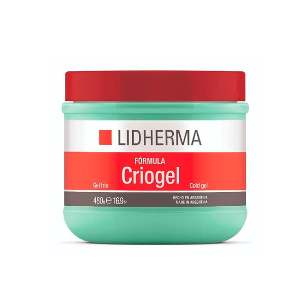 Lidherma Crio Gel Firming Reducer & Descongestant Body Cream For Massage, 480 g / 16.93 oz