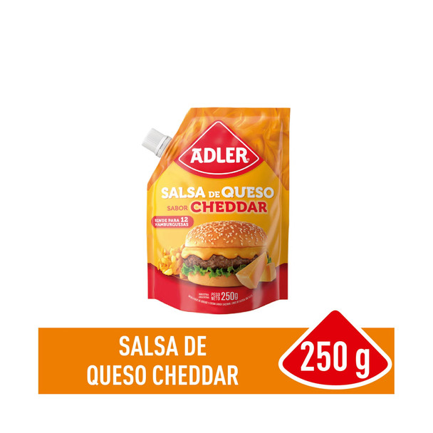 Adler Salsa Cheddar Gluten Free Cheddar Cheese Sauce, 250 g / 8.81 oz