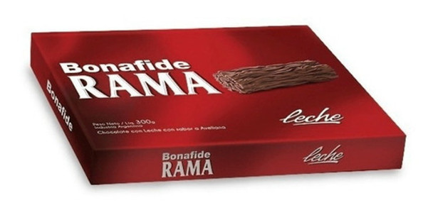 Bonafide Chocolate Rama Negro Handcrafted Branched Milk Chocolate, 300 g / 10.58 oz tray