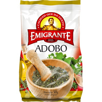 Emigrante Adobo Condimento Adobo Mixed Spices, 50 g / 1.8 oz pouch (pack of 3)
