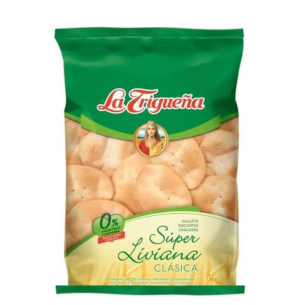 La Trigueña Galletas Uruguayas Classic Crackers Thin & Crunch Cookies from Uruguay, 220 g / 7.76 oz